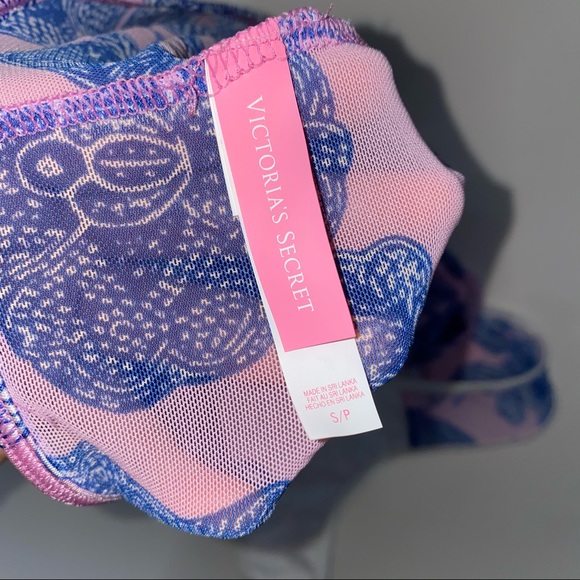 Victoria Secret White Purple Bathing Suit Size S - Picture 8 of 12